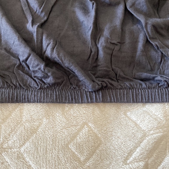 Express size medium grey adjustable strap halter “going out” top - Picture 5 of 7